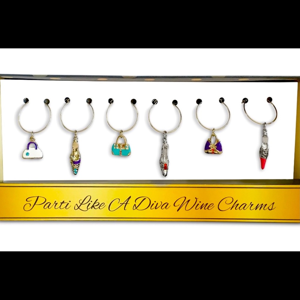 Wine Charms Set of 6 - Picture 1 of 1
